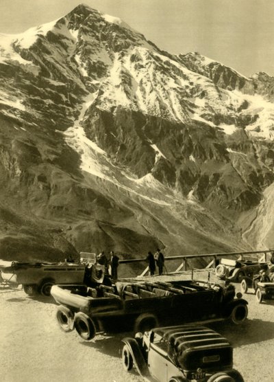 Utkikspunkt vid Hochmais på Grossglockner Alpine Road, Österrike, c1935. av Unbekannt