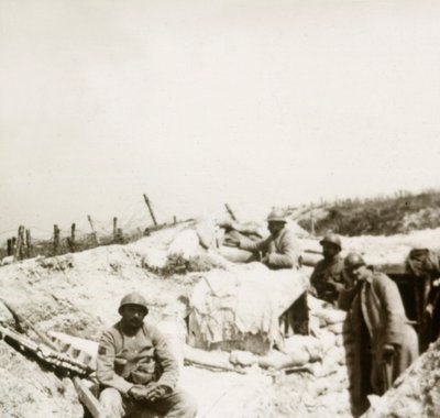 Utkikspost, Massiges, norra Frankrike, c1914-c1918. av Unbekannt
