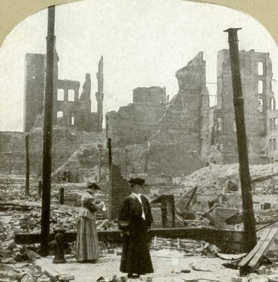 Ser nordost från hörnet Ellis och Powell Sts, 1906. av Unbekannt