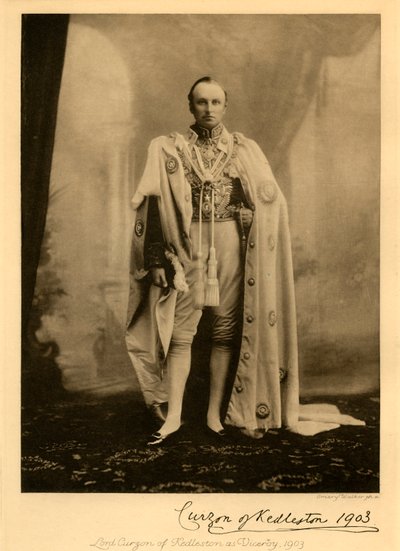 Lord Curzon av Kedleston som vicekung, 1903, 1925. av Unbekannt