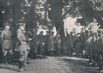Lord Kitchener tilltalar indiska patienter, 20 juli 1915, 1939 av Unbekannt