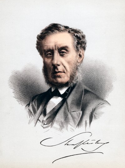 Lord Shaftesbury, engelsk statsman, moralfilosof, filantrop och fabriksreformator, c1880 av Unbekannt