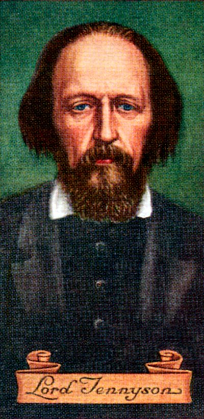 Lord Tennyson, hämtat från en serie cigarettkort, 1935 av Unbekannt