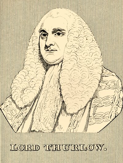 Lord Thurlow, 1731-1806, 1830. av Unbekannt