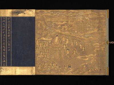 Lotus Sutra, kapitel 12 och 14, ca. 1667. av Unbekannt