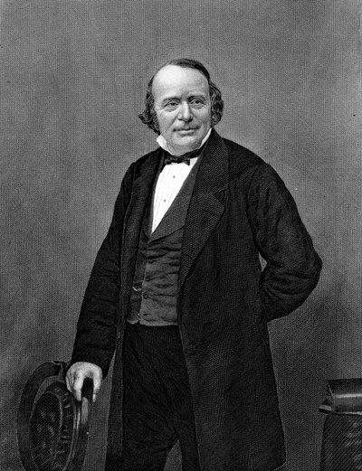 Louis Agassiz 1807-1873, schweizisk född amerikansk naturforskare och glaciolog, c1860 av Unbekannt