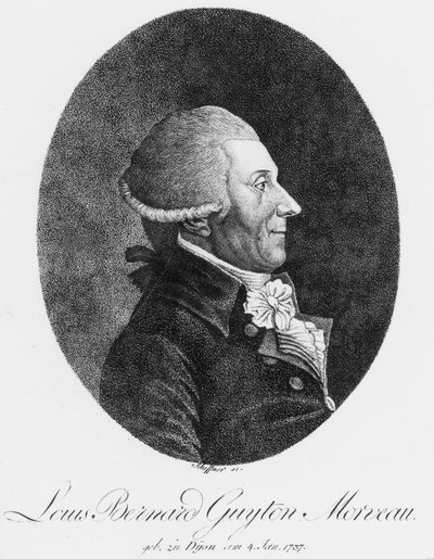 Louis Bernard Guyton Morveau, fransk kemist och advokat, ca 1800 av Unbekannt
