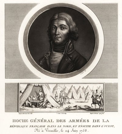 Louis Lazare Hoche, revolutionär general för franska republikens arméer, dog i Wetzlar 1797 av Unbekannt