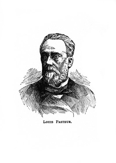 Louis Pasteur, fransk mikrobiolog och kemist från 1800-talet, 1900-talet av Unbekannt
