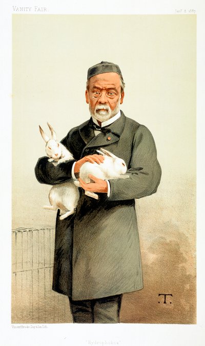 Louis Pasteur, fransk kemist och grundare av modern bakteriologi, 1887 av Unbekannt