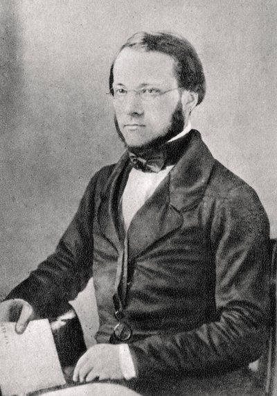 Louis Pasteur, fransk kemist och mikrobiolog, 1852 av Unbekannt