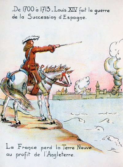 Ludvig XIV och det spanska arvskriget, 1700-1715 1900-talet av Unbekannt