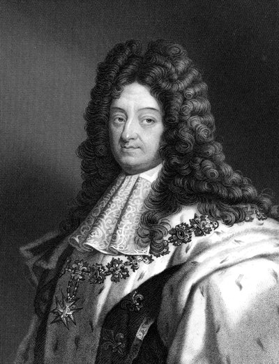Ludvig XIV, kung av Frankrike från 1643, c1835 av Unbekannt