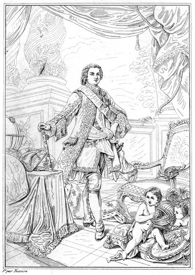 Ludvig XVI, kung av Frankrike av Unbekannt