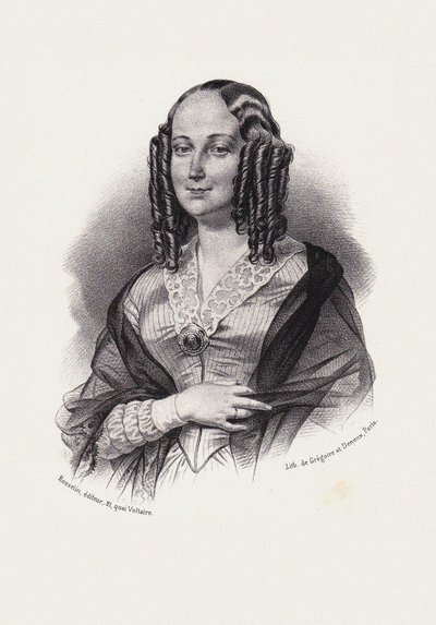 Louise Colet. av Unbekannt