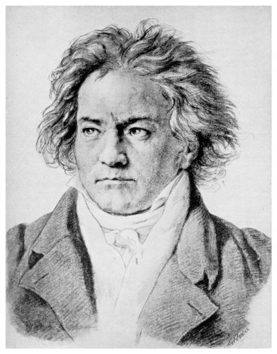 Ludwig von Beethoven, tysk kompositör, c1818-1822 1956 av Unbekannt