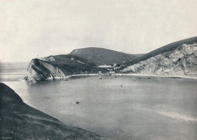 Lulworth - Lulworth Cove and Village, 1895 av Unbekannt