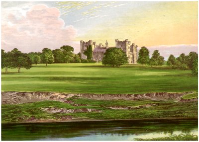 Lumley Castle, County Durham, hem för Earl of Scarbrough, c1880 av Unbekannt
