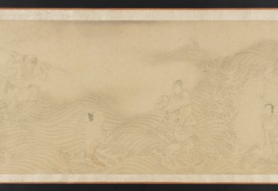 Luohans korsar land och hav, Ming- eller Qingdynastin, 1600-talet. av Unbekannt