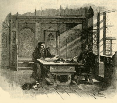 Luther och Melanchthon, c1500-1520, 1890. av Unbekannt