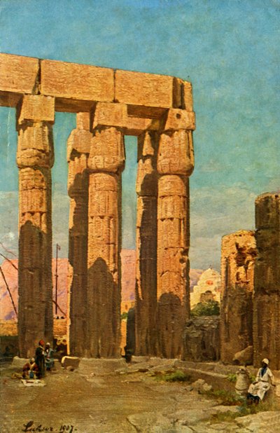 Luxor: Temple of Amenophis III, c1918-c1939. av Unbekannt