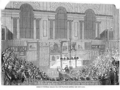 Lyon Playfair, skotsk kemist och politiker, föreläser, 1852 av Unbekannt