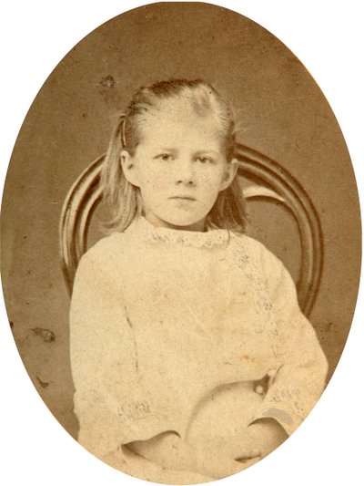 Lyubov Dostojevskaja, dotter till författaren Fjodor Dostojevskij, 1870-talet av Unbekannt