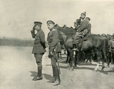 M. Kerensky hälsar trupperna, juli 1917, 1919. av Unbekannt