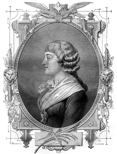Madame Roland, fransk revolutionär, 1700-talet 1882-1884 av Unbekannt