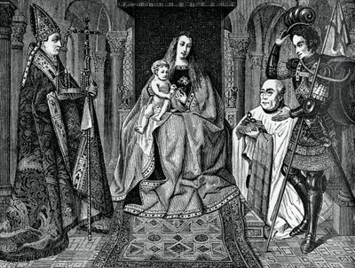 Madonna och barn med kanon Joris van der Paele, 1436, 1870 av Unbekannt