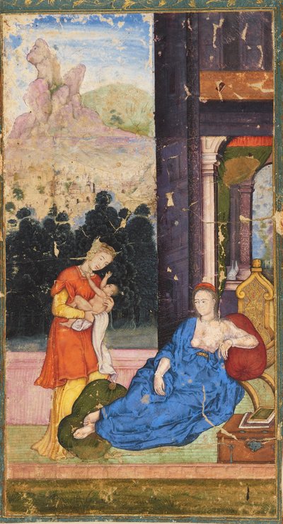 Madonna och barn, tidigt 1600-tal av Unbekannt