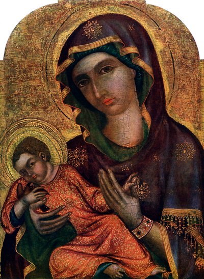 Madonna av Most, före 1350 1955 av Unbekannt