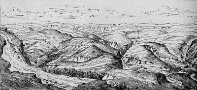 Magdala och Bashilos dal, c1880 av Unbekannt