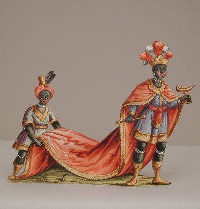 Magus med morisk skötare, 1700-talet. av Unbekannt