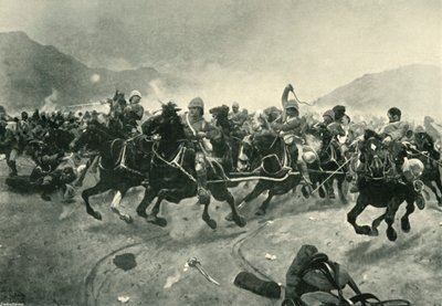 Maiwand - Saving the Guns, 1901. av Unbekannt