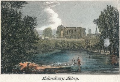 Abtei von Malmesbury, 19. Jahrhundert von Unbekannt
