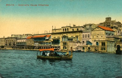 Malta - Amiralitetshuset Vittoriosa, c1918-c1939. av Unbekannt