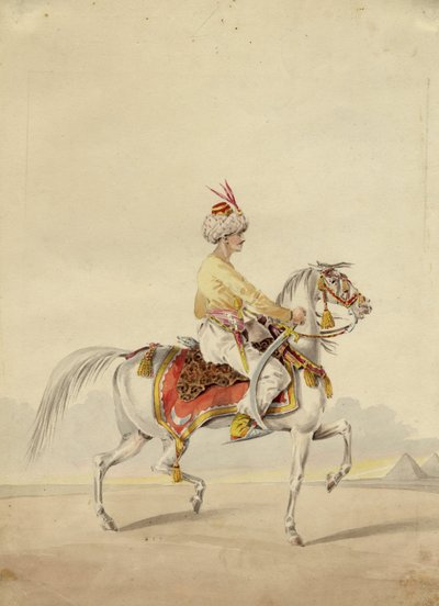 Mamluk till häst, ca 1825 av Unbekannt