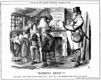 Mammons Rents, 1883 av Unbekannt