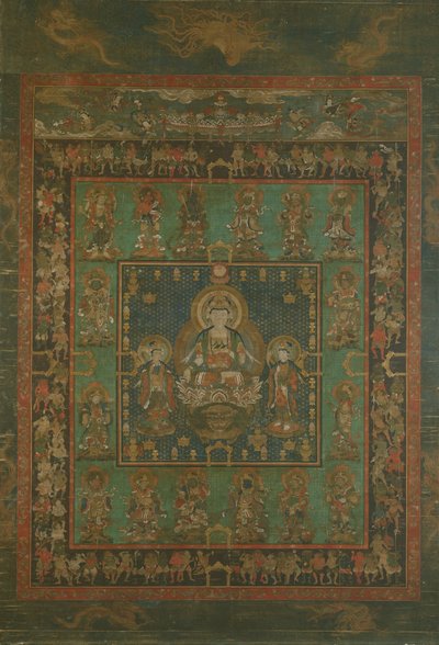 Mandala av Hannya Bosatsu, 1300-talet. av Unbekannt
