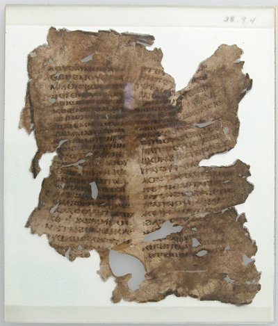 Manuskriptbladsfragment, koptiskt, 4-700-talet. av Unbekannt
