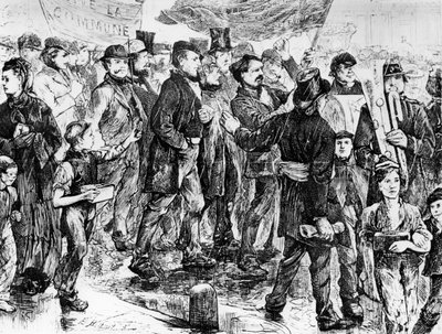 Marsch till förmån för kommunen, Pariskommunen 1871 av Unbekannt