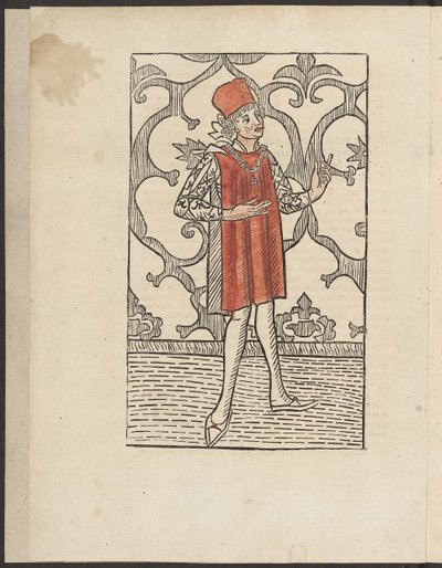 Marco Polo. Från: Resan till det förlovade landet av Hans Tucher, 1484 av Unbekannt