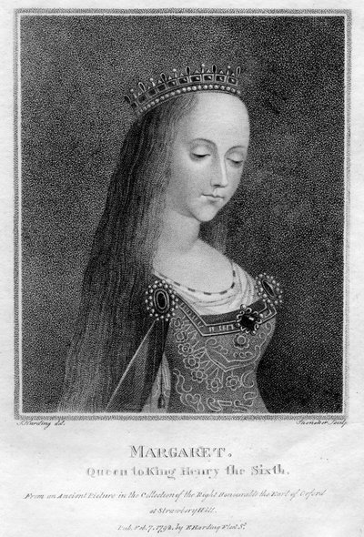 Margareta av Anjou, drottningkonsort av Henrik VI, 1792 av Unbekannt