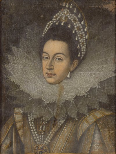 Margareta av Savojen 1589-1655, hertiginna av Mantua och Montferrat, 1600-talet. av Unbekannt
