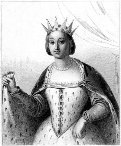 Marguerite de Provence, drottningkonsort av Ludvig IX av Frankrike av Unbekannt