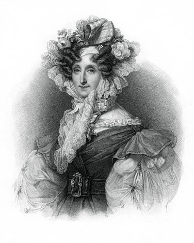 Maria Amalia från de två Sicilierna, 1800-talet av Unbekannt