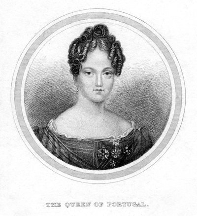 Maria II av Portugal, 1800-talet av Unbekannt