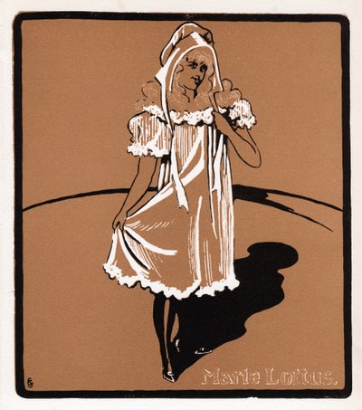 Marie Loftus 1857-1940, skotsk musikhallsstjärna, sent 1800-tal av Unbekannt