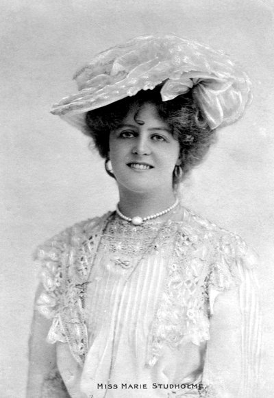 Marie Studholme 1875-1930, engelsk skådespelerska, 1903 av Unbekannt